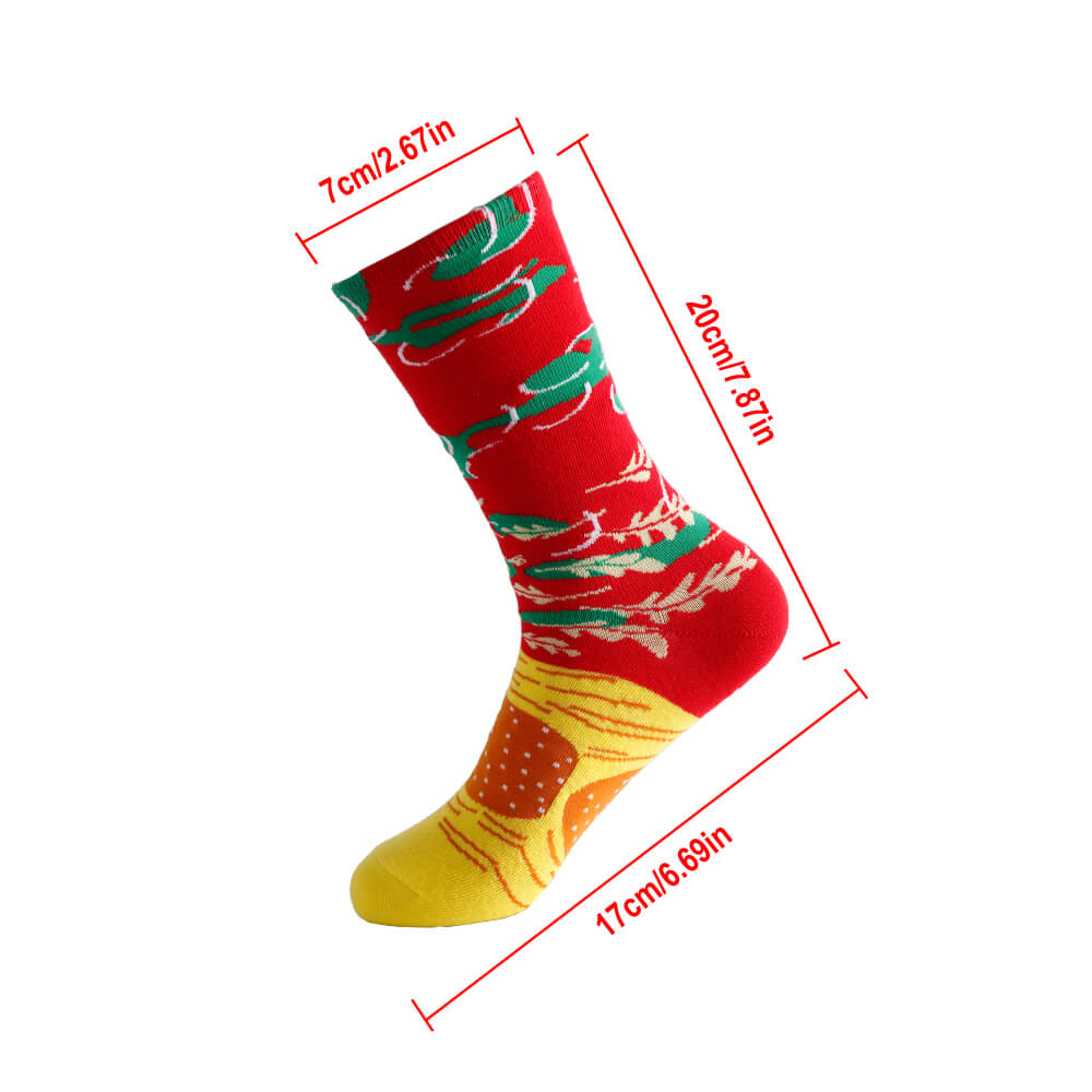 Burger Socks (2 pairs)