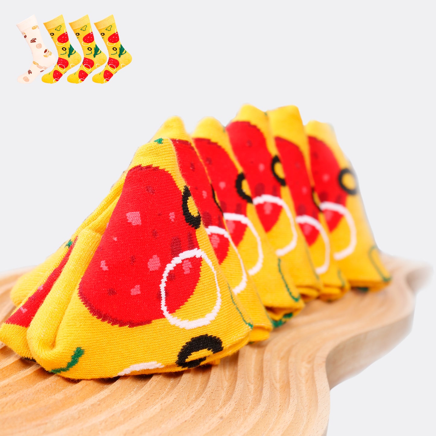 Pizza Socks (4 pairs)