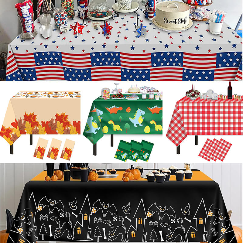 Waterproof Table Cloth for Party, Festivals, celebrations