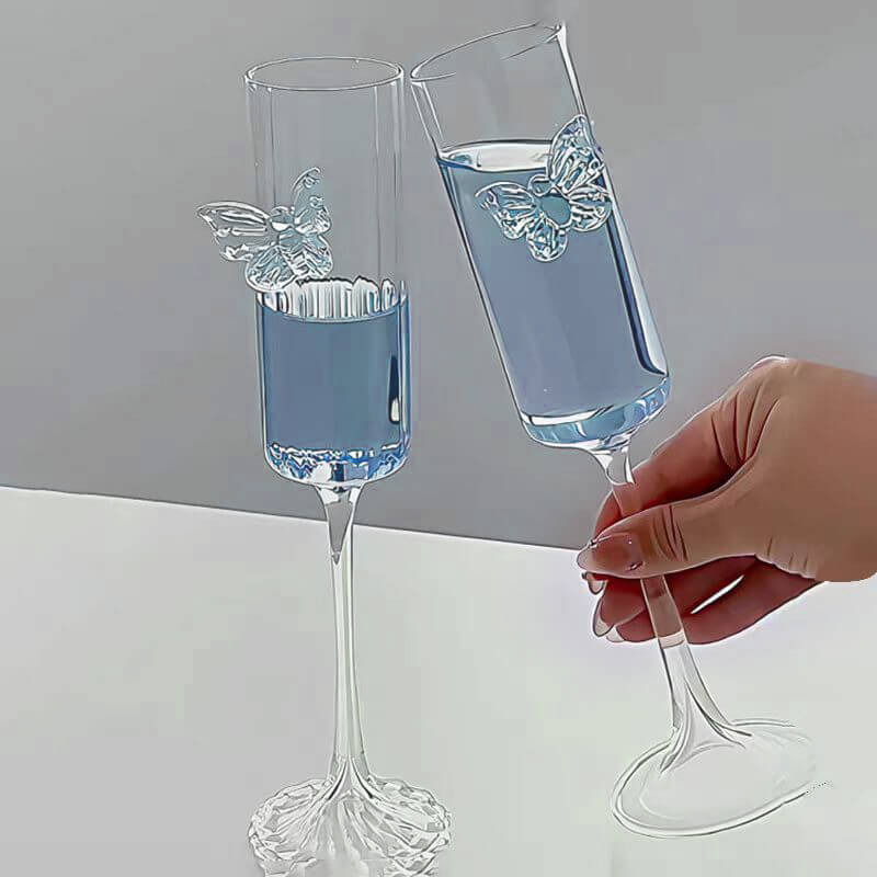 Butterfly Goblet Glasses