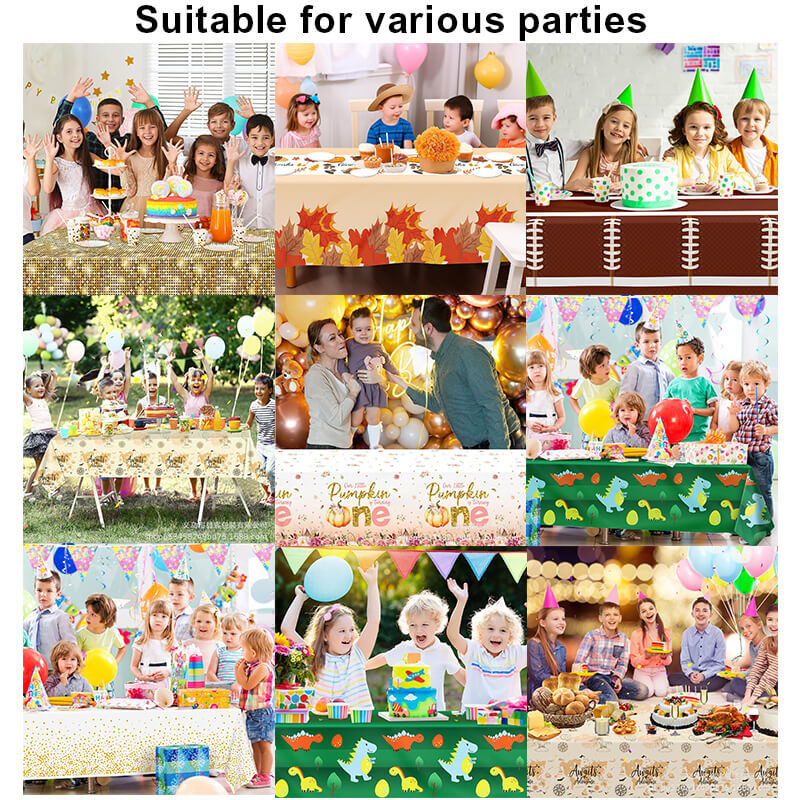 Waterproof Table Cloth for Party, Festivals, celebrations