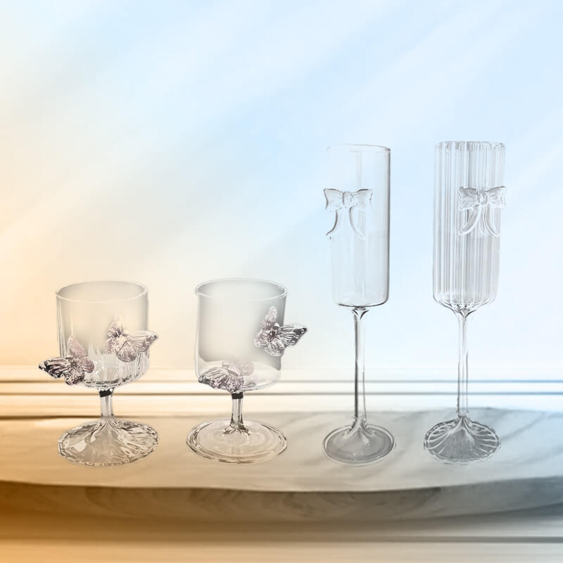 Butterfly Goblet Glasses