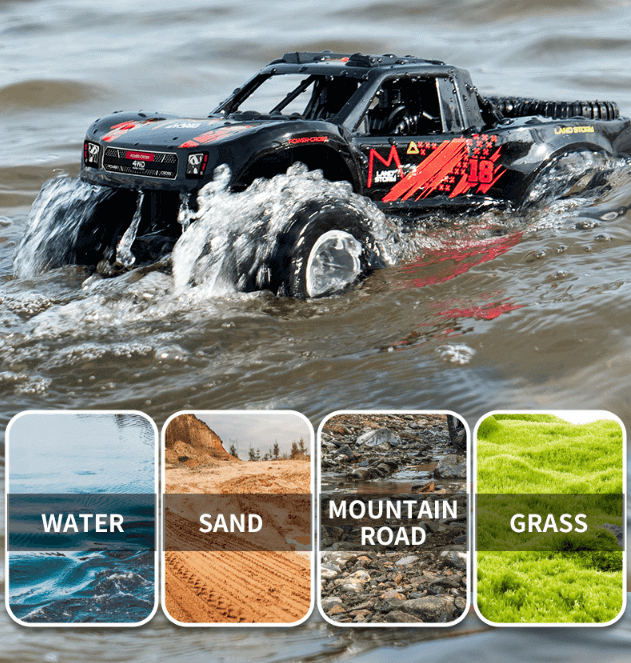 Amphibious 4WD RC Car