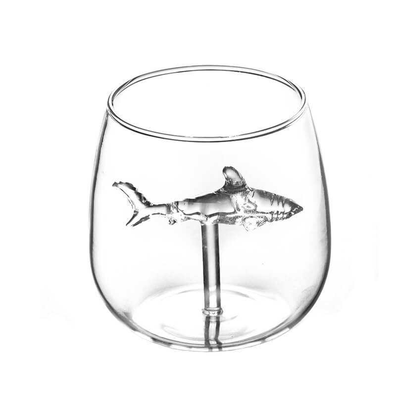 Graceful Shark Glass