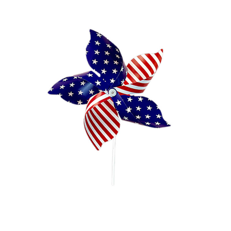 12pcs American Flag Pinwheel